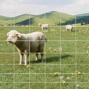 Heavy Duty 9GA Cattle Fence 4x328 FT - Thick Galvanized Steel w/Reinforced Joints for Livestock Farm Horse Protection