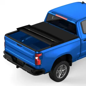 2019-2023 Silverado/Sierra 1500, Soft Tri-Fold Bed Tonneau Cover - 5.8ft Bed