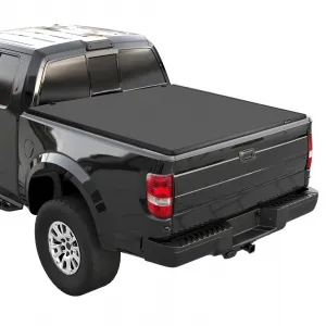 T3 Soft Trifold Truck Bed Tonneau Cover Compatible with 2004-2008 F150 (Incl. 2004 2005 2006 2007 2008 F150 Excl. Lightning & 2004 Heritage) | 6.5'/ 78" Bed Without Ram Box | Black