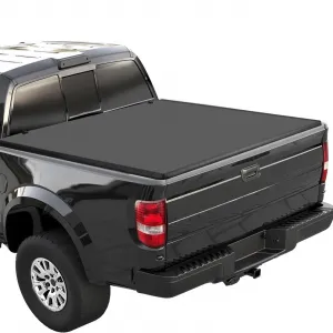 T3 Soft Trifold Truck Bed Tonneau Cover Compatible with 2004-2008 F150 (Incl. 2004 2005 2006 2007 2008 F-150 Excl. Lightning & 2004 Heritage) | 5.5'/ 67" Bed Without Ram Box | Black