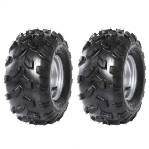 19x7-8 ATV Tires, 4PR All Terrain Tubeless, Pack of 2, for ATV UTV Trail Sand Mud Off-Road