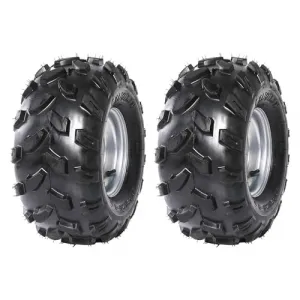 18x7-8 ATV Tires, 4PR All Terrain 18x7-8 TL QD109 ATV UTV Trail Sand Mud Off-Road Tires (Pack of 2, Tubeless)