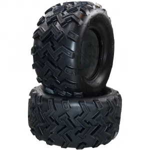 24X8.00-14 ATV Tires - 6PR All Terrain, TL QD115, Trail Sand Mud Off-Road Tires, Pack of 2, Tubeless