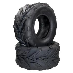 20x10-10 ATV Tires, 4PR All Terrain Tubeless, QD116, Pack of 2, for ATV UTV Trail Sand Mud Off-Road