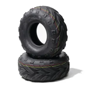 16x6-8 ATV Tires, 4PR All Terrain 16x6-8 TL QD116 ATV UTV Trail Sand Mud Off-Road Tires (Pack of 2, Tubeless)
