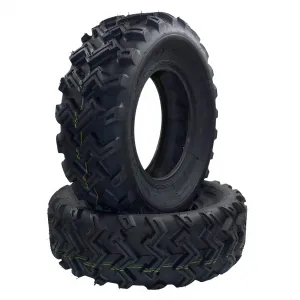 25x8-12 ATV/UTV Tires, 6PR All Terrain Tubeless, Set of 2, for Trail Sand Mud Stream Off-Road