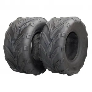 19x7.00-8 ATV Tires, 4PR All Terrain Tubeless, TL, Pack of 2, for Trail Sand Mud Off-Road