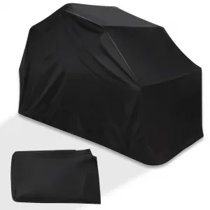 Waterproof Motorcycle Shed with 600D Oxford Cover, Heavy Duty Storage Shelter, 135.5" x 53.9" x 75.6