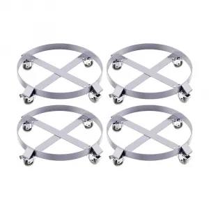 55 Gallon Drum Dolly, 1000lbs Capacity w/ 4 Swivel Casters