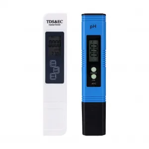 PH and TDS Meter Digital Water Tester 4 in 1, 0.01 High Accuracy Pen Type PH Meter, Water Test Kit for Household Drinking, Pool and Aquarium Water