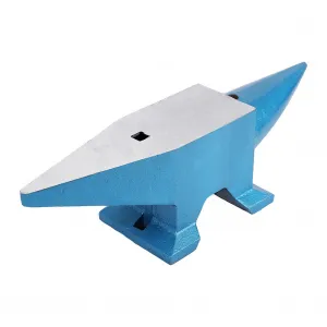 Cast Steel Anvil 132lbs Blacksmith Tool Durable High Hardness Polished Surface Drop-Forged Steel Metal Workshop Use