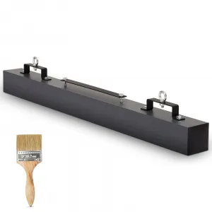 Hanging Magnetic Sweeper 48 Inches Heavy-Duty Magnet Sweeper, Nail Magnet Sweeping Tool with 120 LBS Lifting Capacity, Magnet Double Magnetic Force Sweeper Unit, Hanging Magnet for Forklift