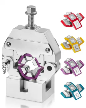 Manual A/C Hose Crimper Kit with 4 Dies for Car AC Repair