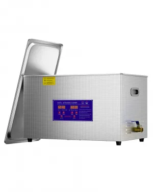 30L Commercial Ultrasonic Cleaner, Professional-Grade Ultrasonic Cleaning Machine Suitable for Industrial Parts Cleaning Automotive and Mechanical Parts Manufacturing and Maintenance