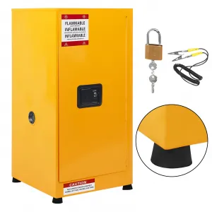 18x18 x35 Inch Flammable Liquids Safety Cabinet,Fire/Leakproof