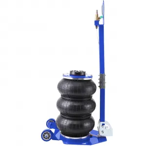 Air Bag Jack, 5 Ton/11000 lbs Triple Bag Air Jack, Portable Air Bag Jack Lift up to 17.7 inch/450 mm, Pneumatic Jack With Adjustable Long Handles, Airbag Jack For Cars Home Garage Repair, Blue
