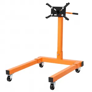 Engine Stand 1300 Lbs Capacity 360° Rotating Head 4 Adjustable Arms Heavy Duty Steel Casters Auto Repair Workshop