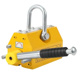 6600Lbs Permanent Magnetic Lifter – Heavy-Duty Lifting Magnet with Release for Hoists, Shop Cranes, Plate Steel, Board, Round Bar & Block