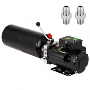 Hydraulic Power Unit 220V 10.5 Quart Car Lift Hydraulic Pump Power Unit, Car Lift Single Phase, Hydraulic Pumps with 10L Steel Tank, Car Lift Hydraulic Power Unit for Auto Repair