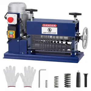 370W Upgraded Wire Stripper Machine, 0.06 -1.5 Inch, 88ft/min