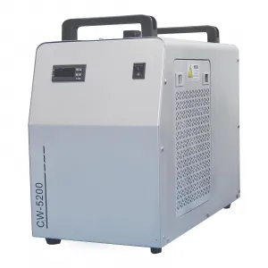 CW-5200 Chiller, 9L, 2.6gpm, 5200 BTU/Hr for CO2 Lasers