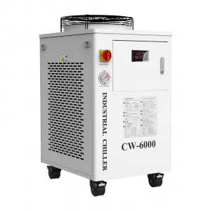 CW-6000 Chiller, 15L, 8.7gpm, 9125 BTU for CO2 Lasers