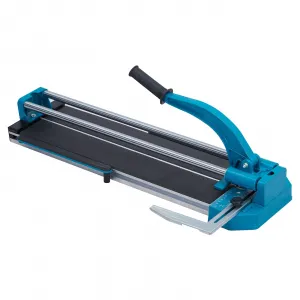 Manual Tile Cutter - 24 Inch Tungsten Carbide Cutting Wheel, Guide Accuracy, Anti-Skid Feet, Removable Scale, Precision Cutting, Double Rails