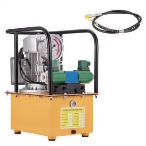 Electric Driven Hydraulic Pump With Double Acting Solenoid Valve For Punching Bending Jack Cylinder Machines 8L Aluminum