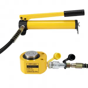 20T Mini Hydraulic Cylinder Jack Porta Power Ram, Cp-180 Hydraulic Hand Pump, Single Acting, Lifting Cylinders, Machinery Shipbuilding