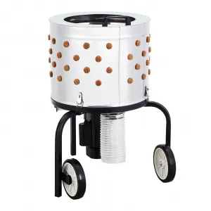 20 Inch Chicken Plucker Machine, 550W Efficient Commercial Chicken Plucker, Poultry Plucking with 106 Soft Fingers, Suitable for Chickens, Ducks, Pigeons and Other Poultry