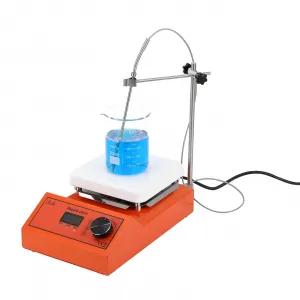 Magnetic Stirrer Plate, 300°C/572°F Digital Hotplate Magnetic Stirrer, 500W Laboratory Hot Plate, Max 2000rpm, 5L Max Stirring Capacity, LED Panel, Temperature Control Magnetic Stirrer Hot Plate