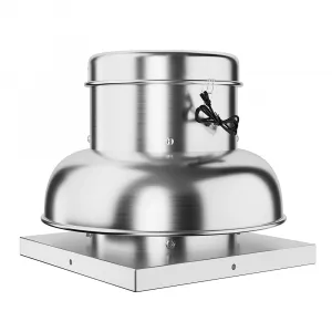 2400 CFM Roof Fan Up-blast Restaurant, High Speed Direct Drive Centrifugal Upblast Exhaust Fan, Upgarded Motor, Roof Exhaust Fan 27.36’ Fan Base Ideal for Factory, Warehouse, Restaurant
