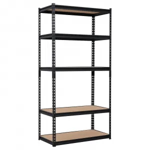 Heavy Duty Storage Shelf, 5 Tier Shelving Units for Storage Warehouse Pantry Closet, 36"x18"x72", Adjustable Garage Storage Shelving