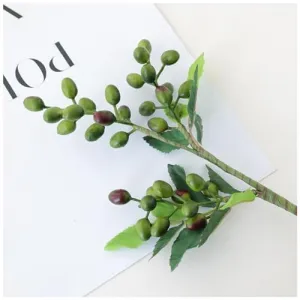 Artificial Berry Stems - Set of 3 Bundles for Christmas Decor and Events