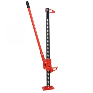 60" Farm Jack Heavy-Duty Off-Road Jack 6600 LBS Load Cast Iron & Steel Serrated Base Wide Range Lift for Tractor Truck SUV ATV