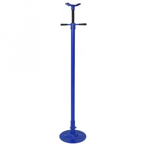 3/4 Ton Underhoist Support Stand - 1655 lbs Capacity Jack Stand with 52" to 76" Lifting Range and 12" Diameter Base for Vehicle Lifting and Support, Blue