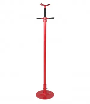3/4 Ton Underhoist Support Stand - 1655 lbs Capacity Jack Stand with 52" to 76" Lifting Range and 12" Diameter Base for Vehicle Lifting and Support, Red