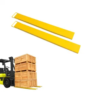 84 Inch Forklift Extensions, 5500 LBS Capacity, 5.5 Inch Width Heavy Duty Pallet Fork Extenders for Forklift & Skid Steer Loaders