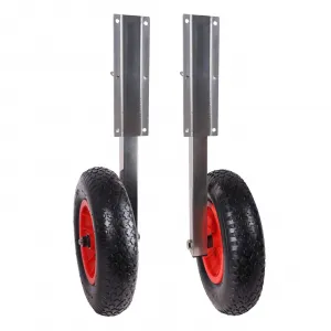 600LBS 15 Inch Boat Launching Wheels Set, Easy Smooth Launch