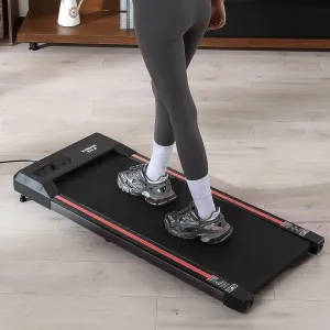 Walking Pad, No Assembly Needed Under Desk Treadmill with Remote Control, 2.25 HP Portable Treadmill for Office Home Exercise - Grey