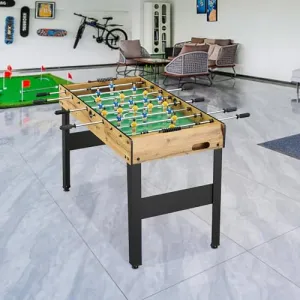 48 Inch Foosball Table Soccer Game + Safe Control Rods + Pre-Assembled Players + Ergonomic Handles + Game Room or Living Room