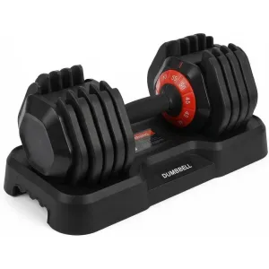 55 LB Adjustable Dumbbell Set 10-in-1 Weight Options Fast One-Hand Dial Lock System Silicon Steel Plates Anti-Slip Handle for Home Gym Strength Training