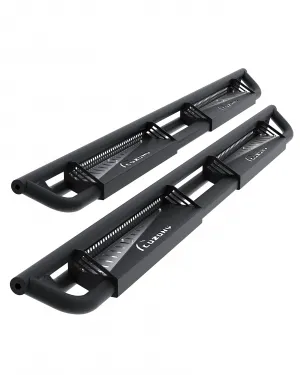 Running Boards Compatible with 2015-2025 Chevy Colorado GMC Canyon Crew Cab, Bolt-on Side Steps, Steel Construction, Black