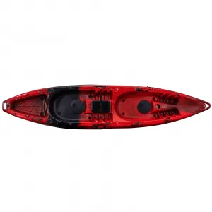 Recreational Tandem Kayak, Sit On The Top Fishing Kayak with Large Rear Storage