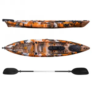 Fishing Kayak with 11.9FT Sit on Top, Paddle & Comfortable Seat