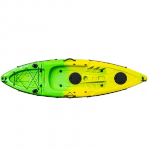 9.68FT Hard Shell Recreational Ocean Kayak with Paddle, Sit on Top, 308LBS