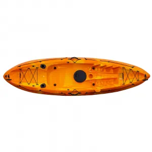 Recreational Kayak, Sit On The Top Fishing Kayak with Large Rear Storage