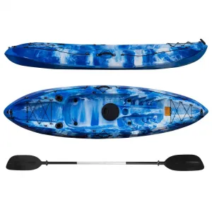 Fishing Kayak - 9.3FT Sit on Top, with Paddle & Comfortable Seat for Adults