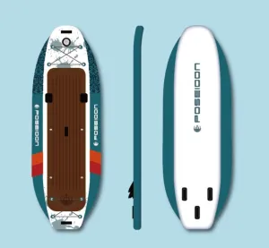 10'8''x47'' Fishing Inflatable Paddle Board, Extra Wide SUP Paddleboard Inflatable, Fishing Stand Up Paddle Board, 2 Fish mounts, Kayak seat, Weight Capacity 440lbs Stand Up Paddle Board