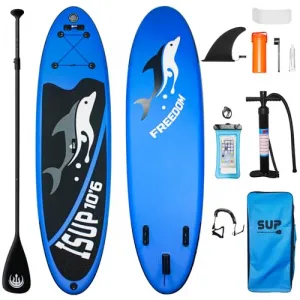 Inflatable Stand Up Paddle Boards, 10 Ft 6 in with Sup Paddle Board Accessories, 33" Wide Stable Design, Non-Slip Comfort Deck for Youth & Adults